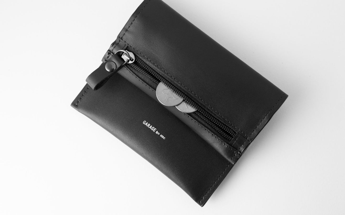 SNAP-MAGNET WALLET . BLACK