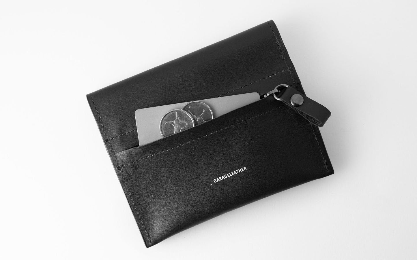 SNAP-MAGNET WALLET . BLACK